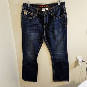 Cinch Dark Stone Wash Western Jeans Men's Size W35 L30